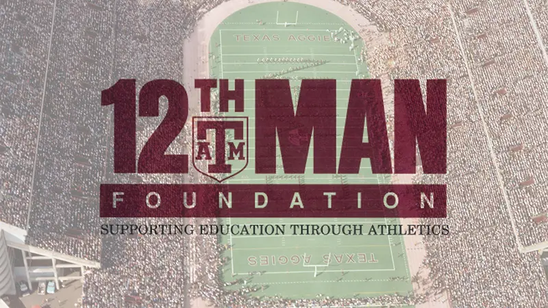 An old 12th Man Foundation graphic
