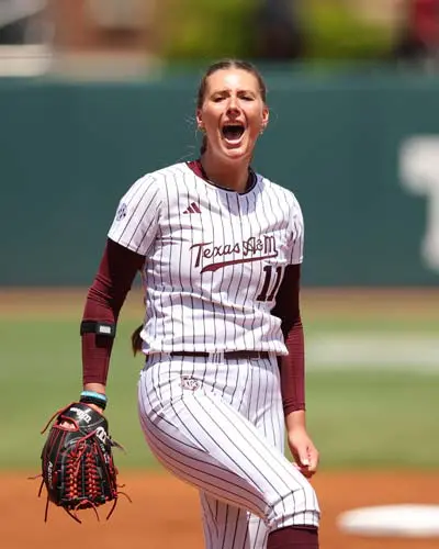 Emiley Kennedy celebrating on the field