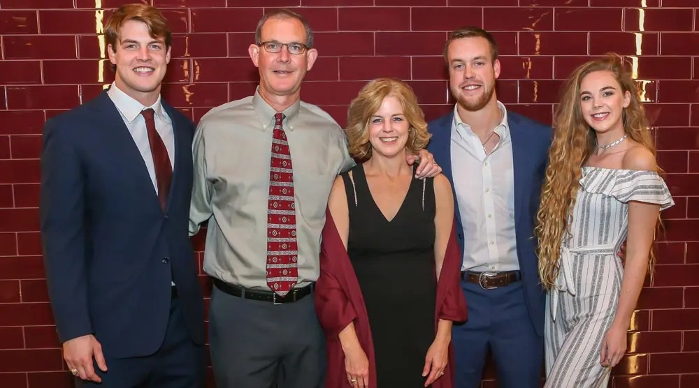 family posing together