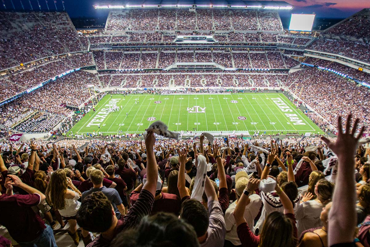 Texas on sale a&m stadium