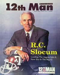R.C. Slocum on cover of 12th Man Magazine